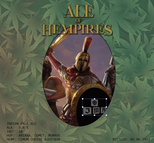 Ale Of Hempires Label